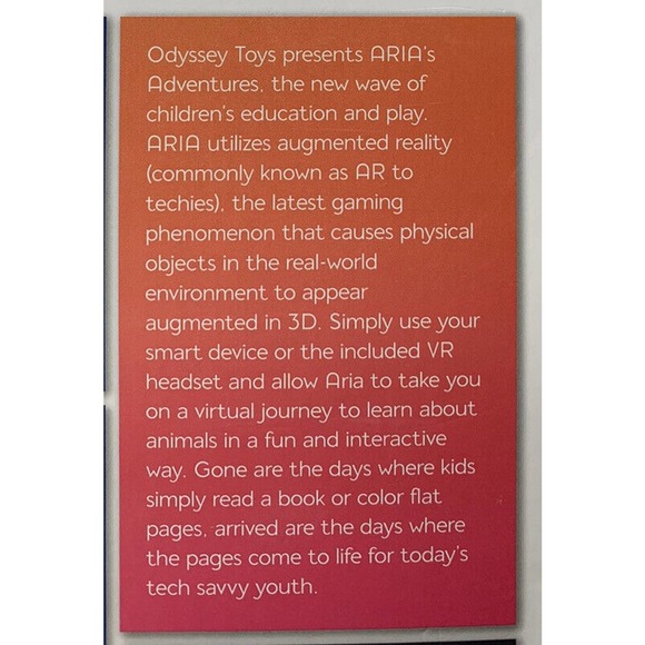 NEW Odyssey ARIA's Adventures Educational Game Augmented Virtual Reality Headset - Picture 12 of 12
